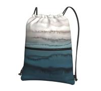 YYHWHJDE In the midst of the tide Prints Drawstring Backpack - Lightweight Waterproof Gym Bag with Zipper Pocket - Ideal for Travel, Yoga & Sports