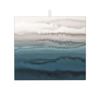 YYHWHJDE In the midst of the tide Prints Kitchen Drying Mat - Absorbent Microfiber Throw for Dishes, Non-Slip Counter Cover, Quick-Dry Layer with Durable Construction