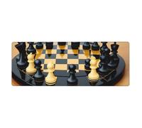 YYHWHJDE International Chess Prints Extra Large Mouse pad Mousepad 12x31.5in for Office Gaming Learning