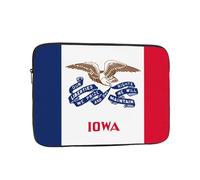 YYHWHJDE Iowa State Flag Pattern Shockproof Portable Laptop 17 inch Sleeve Bag for Men and Women - Ideal for Business Travel, School, and Daily Use