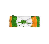 YYHWHJDE irish flag Prints Baby Bow Headband - Soft & Stretchy Newborn Throw for Cute Baby Girls 0-6 Months