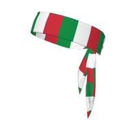 YYHWHJDE Italian flag Prints Sports headscarf, sweat absorbing and breathable, motion headband, double-sided kerchief