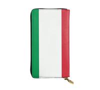 YYHWHJDE Italy Flag Printed Quality Leather Long Clutch Wallet Designed for Fashion Girls and Women Stylish 7.48 x 4.13 in