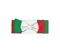 YYHWHJDE italy flag Prints Baby Bow Headband - Soft & Stretchy Newborn Throw for Cute Baby Girls 0-6 Months