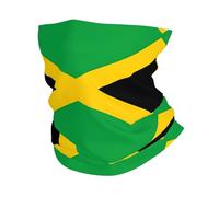 YYHWHJDE jamaica flag Prints Versatile Sport Throw - Seamless, Quick-Drying, Multifunctional Headwear for Hiking, Biking & More!