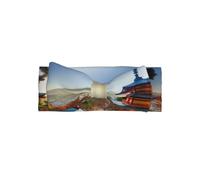 YYHWHJDE Japan Mount Fuji Landscape Prints Baby Bow Headband - Soft & Stretchy Newborn Accessory for Photo Shoots & Baby Showers