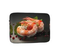 YYHWHJDE Japanese Sushi Shrimp Prints Protective Shockproof Portable Laptop Sleeve Case 15 inch for Men and Women Business Travel, and Office Daily Use
