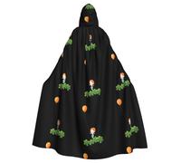 YYHWHJDE Kids Chasing Balloons Picture Halloween Adult Hooded Cape Cloak No Zipper, Comfortable For Costume Parties