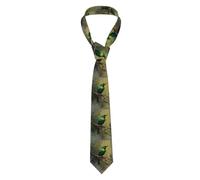 YYHWHJDE Kingfisher on the branch Prints Men's Necktie Soft & Comfortable, Non-Deforming, Fade-Resistant, Durable (57X3.1 inch)
