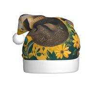 YYHWHJDE Koalas in the Sun Pattern Christmas Hat for Adult Soft and Fluffy, Ideal for Long-Term Use