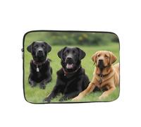 YYHWHJDE Labrador Retriever Dogs Prints Protective Shockproof Portable Laptop Sleeve Case 13 inch for Men and Women Business Travel, and Office Daily Use
