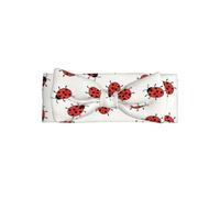 YYHWHJDE Ladybugs Pattern Infinite Speckled Prints Baby Bow Headband - Soft & Stretchy Newborn Accessory for Photo Shoots & Baby Showers