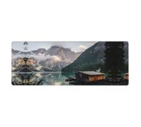 YYHWHJDE Lake House Views Mouse Pad 12x31.5in Extended Gaming Surface