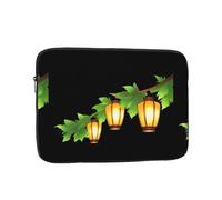 YYHWHJDE Lanterns on The treetops Picture Shockproof Portable Laptop Sleeve Case 10 inch for Men and Women Business Travel, School, and Office Daily Use
