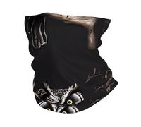 YYHWHJDE Late Night Owl Prints Versatile Sport Throw - Seamless, Quick-Drying, Multifunctional Headwear for Hiking, Biking & More!