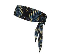 YYHWHJDE Leaves in the Dark Prints Sports headscarf, sweat absorbing and breathable, motion headband, double-sided kerchief
