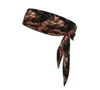YYHWHJDE Leopard cat in a dead tree Prints Sports headscarf, sweat absorbing and breathable, motion headband, double-sided kerchief