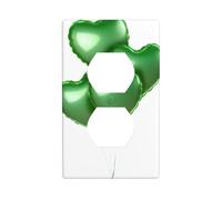 YYHWHJDE Let Hope Fly Prints Double Socket Wall Panel Decorative for Residential and Commercial Areas 4.5x2.76in