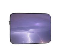 YYHWHJDE Lightning Storm Printing Portable Laptop Sleeve Case 12 inch Shockproof Bag for Men and Women Business Travel, and Office Daily Use