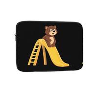 YYHWHJDE Little Bear Playing on The Slide Prints Protective Shockproof Portable Laptop Sleeve Case 17 inch for Men and Women Business Travel, and Office Daily Use