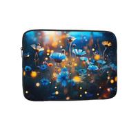YYHWHJDE Little Blue Flowers Picture Shockproof Portable Laptop Sleeve Case 12 inch for Men and Women Business Travel, School, and Office Daily Use