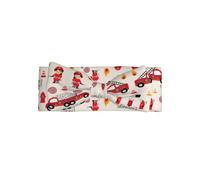 YYHWHJDE Little Boys and Girls in FireFighters Prints Baby Bow Headband - Soft & Stretchy Newborn Accessory for Photography & Baby Showers