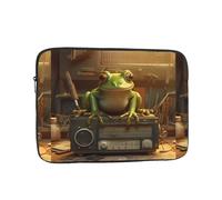 YYHWHJDE Little Frog by The Radio Prints Protective Shockproof Portable Laptop Sleeve Case 15 inch for Men and Women Business Travel, and Office Daily Use