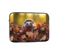 YYHWHJDE Little Hedgehog on Fallen Leaves Prints Protective Shockproof Portable Laptop Sleeve Case 17 inch for Men and Women Business Travel, and Office Daily Use