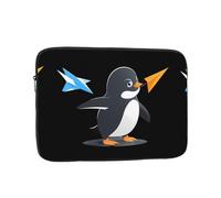 YYHWHJDE Little Penguin Playing with Paper Airplane Prints Protective Shockproof Portable Laptop Sleeve Case 13 inch for Men and Women Business Travel, and Office Daily Use