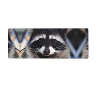 YYHWHJDE Little Raccoon Face Mouse Pad 12x31.5in