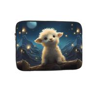 YYHWHJDE Little Sheep Looking at The Stars Prints Protective Shockproof Portable Laptop Sleeve Case 15 inch for Men and Women Business Travel, and Office Daily Use