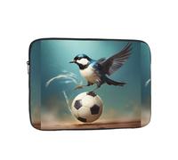 YYHWHJDE Little Swallow Stepping on The Ball Prints Protective Shockproof Portable Laptop Sleeve Case 17 inch for Men and Women Business Travel, and Office Daily Use