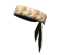 YYHWHJDE Little white rabbit in the garden Pattern Sports Double-Sided Headscarf Quick Drying, Moisture Wicking for Women, Girls, and Men