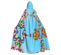 YYHWHJDE Lollipop Conffiti Cracker Chocolate Prints Hooded Cloak - Oversized Costume Throw, Soft Cosplay Layer