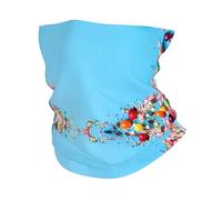 YYHWHJDE Lollipop Conffiti Cracker Chocolate Prints Multifunctional Sport Headband - Seamless Knit Throw for Hiking, Biking, Yoga & More!