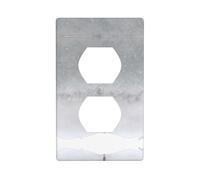 YYHWHJDE Looking up at The Stars Pattern Double Socket Wall Panel Decorative for Residential and Commercial Areas 4.5x2.76in