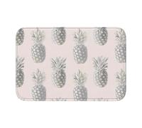 YYHWHJDE Lovely Pineapple Prints Hem Mat 40x60 - High-grade Washable Bath Throw for Spa-Like Well-crafted & Easy Cleaning