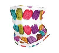 YYHWHJDE Macaron Biscuit Flavored Pastries Prints Multifunctional Sport Headband - Seamless Throw for Hiking, Cycling & Outdoor Adventures!