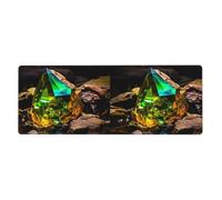 YYHWHJDE Magic Gems Prints Extra Large Mouse Pad Strong Adhesion, Durable, Precise Locking Edge 12x31.5in