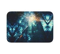 YYHWHJDE magic wand Picture Anti slip and thickened floor mat suitable for bathrooms, bedrooms, washable carpet floor mats 16X24 in