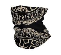 YYHWHJDE Magical Design Norse Runes Compass Prints Versatile Sport Throw - Seamless, Quick-Drying, Multifunctional Headwear for Hiking, Biking & More!