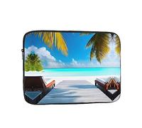 YYHWHJDE Maldives Holidays Prints Protective Shockproof Portable Laptop Sleeve Case 15 inch for Men and Women Business Travel, and Office Daily Use