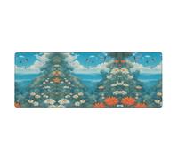 YYHWHJDE Many Beautiful Sunflower Prints Extra Large Mouse pad Mousepad 12x31.5in for Office Gaming Learning