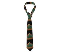 YYHWHJDE Maple leaf in envelope Prints Men's Necktie Soft & Comfortable, Non-Deforming, Fade-Resistant, Durable (57X3.1 inch)