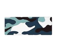 YYHWHJDE Marine Camouflage Prints Extra Large Mouse pad Mousepad 12x31.5in for Office Gaming Learning