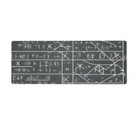 YYHWHJDE Math Geometry Geek Calculus Picture Extra Large Mouse Pad, Computer Office Anti Slip Gaming Keyboard Thickened Version 12x31.5in