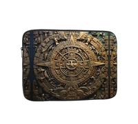 YYHWHJDE Mayan Calendar End of The World Prints Protective Shockproof Portable Laptop Sleeve Case 17 inch for Men and Women Business Travel, and Office Daily Use