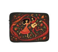 YYHWHJDE Mexican Salsa Symbols Picture Shockproof Portable Laptop Sleeve Case 15 inch for Men and Women Business Travel, School, and Office Daily Use