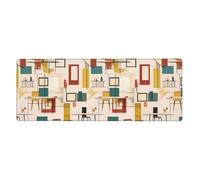 YYHWHJDE Mid Century Modern Mouse Pad 12x31.5in