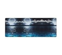 YYHWHJDE Moon And Sea Mouse Pad 12x31.5in - Extra-Large Desk Mat